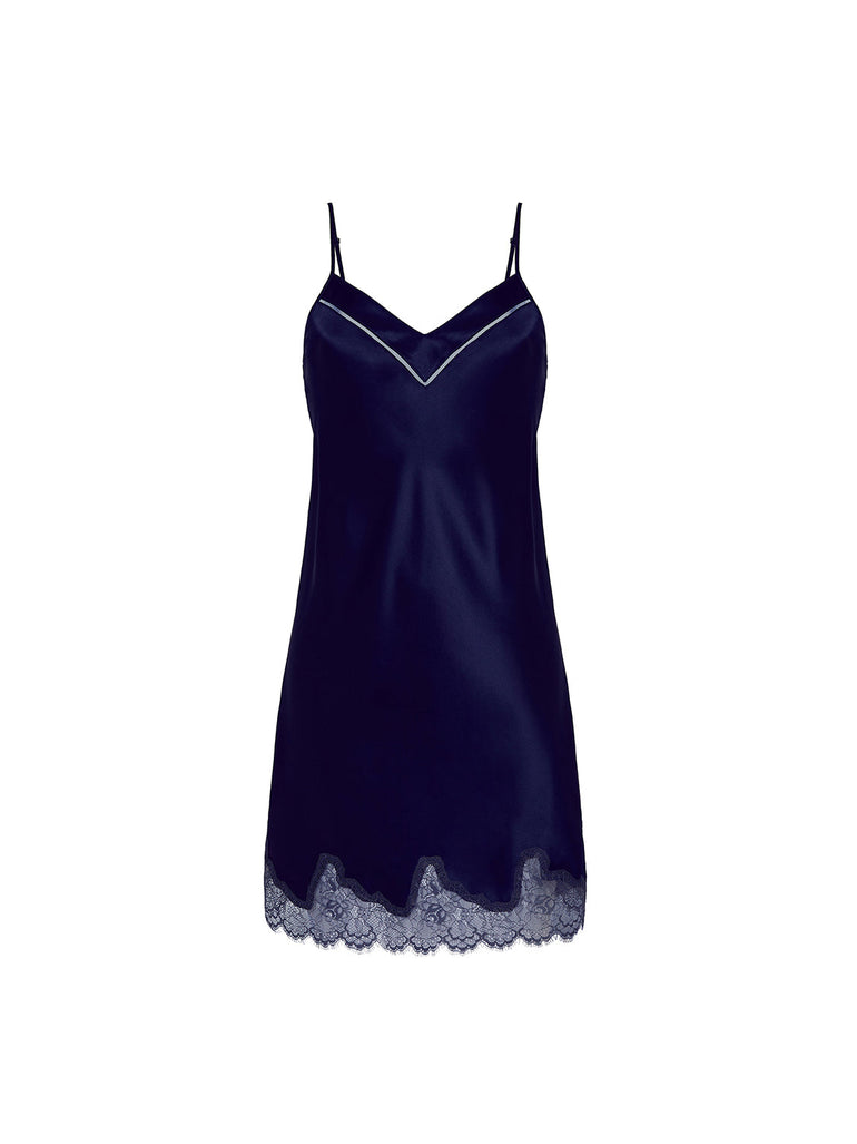 Nocturne Silk Dress - Midnight
