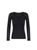 Long Sleeve Top - Black