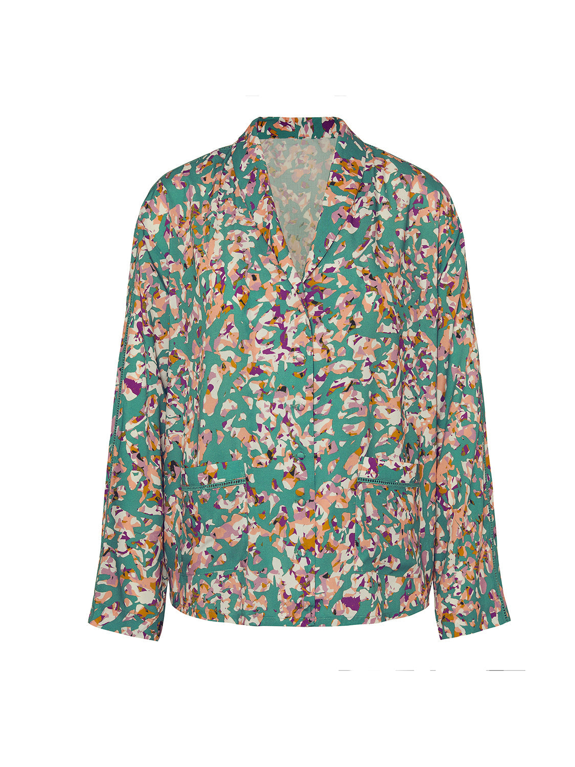 Songe Long Sleeve Top - Reef Print
