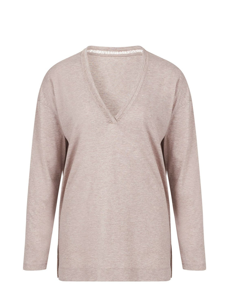 Long Sleeve Top - Soft Beige