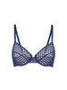 Moulded underwired bra - Midnight