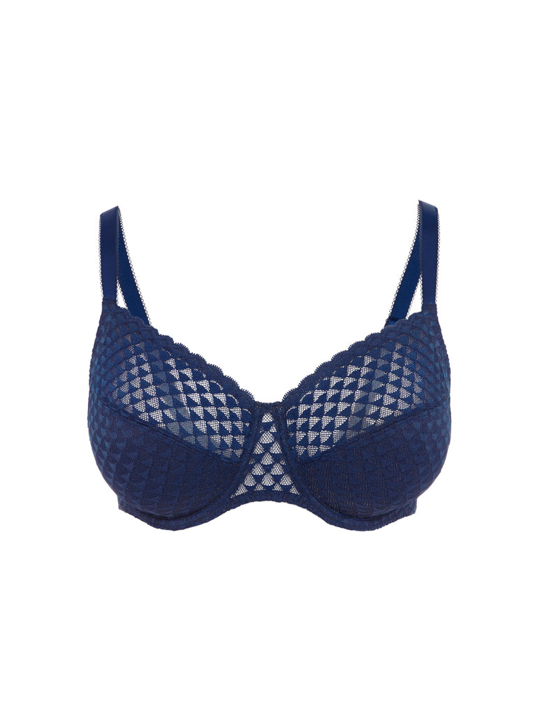 Full cup support bra - Midnight