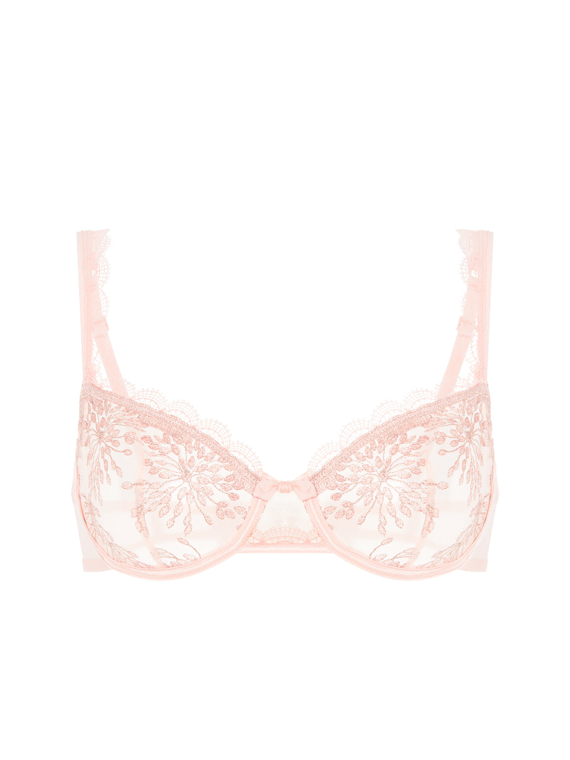 Half cup bra - Petal Powder