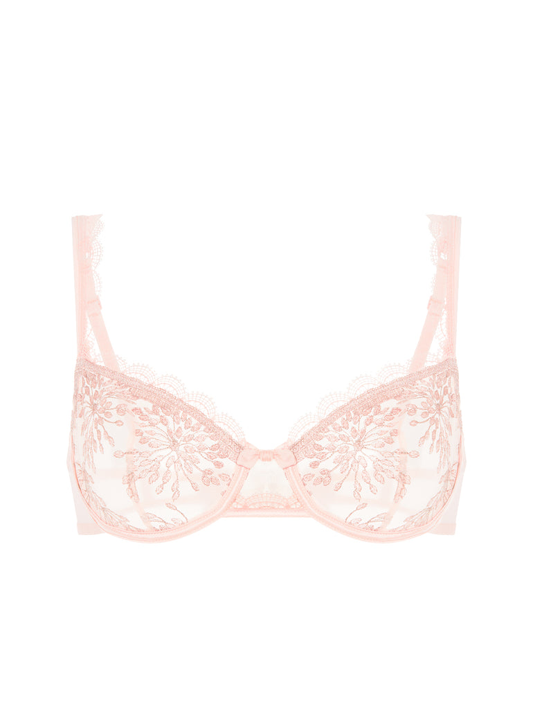 Half cup bra - Petal Powder
