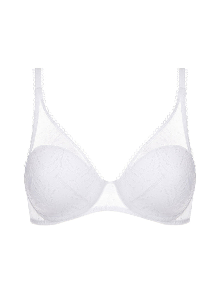 Opaline Triangle 3D Demi - White