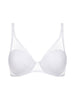 Opaline Triangle 3D Demi - White