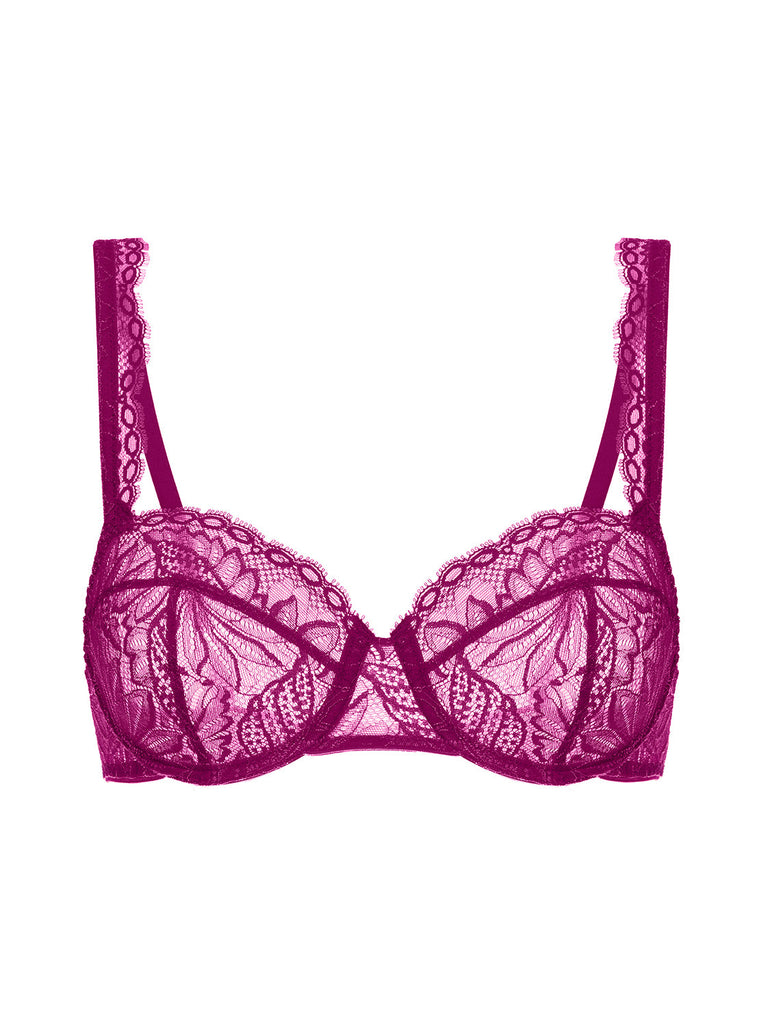 Exotica Sheer Demi - Raspberry