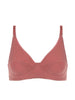 Plunging underwired bra - Lychee