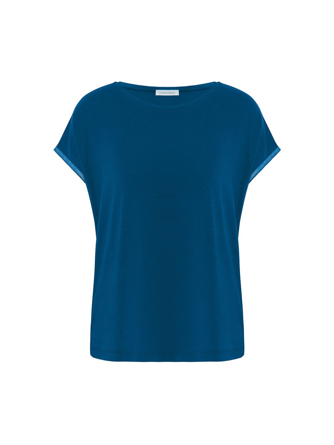 Aurore Short Sleeve Top - Poseidon Blue