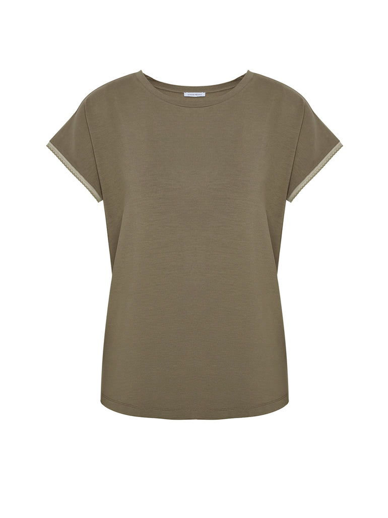Short Sleeve Top - Clay Green