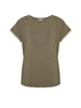 Short Sleeve Top - Clay Green