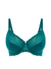 Full cup support bra - BLUE