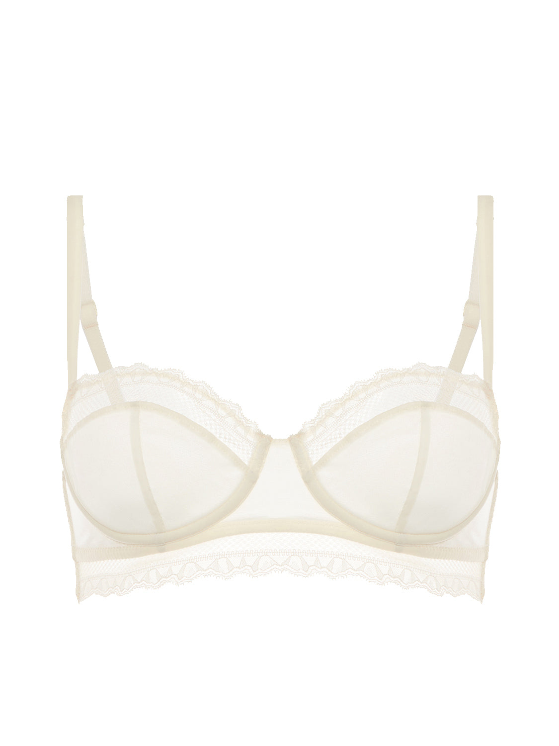 Half cup bra - Natural