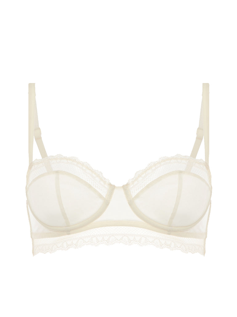 Half cup bra - Natural