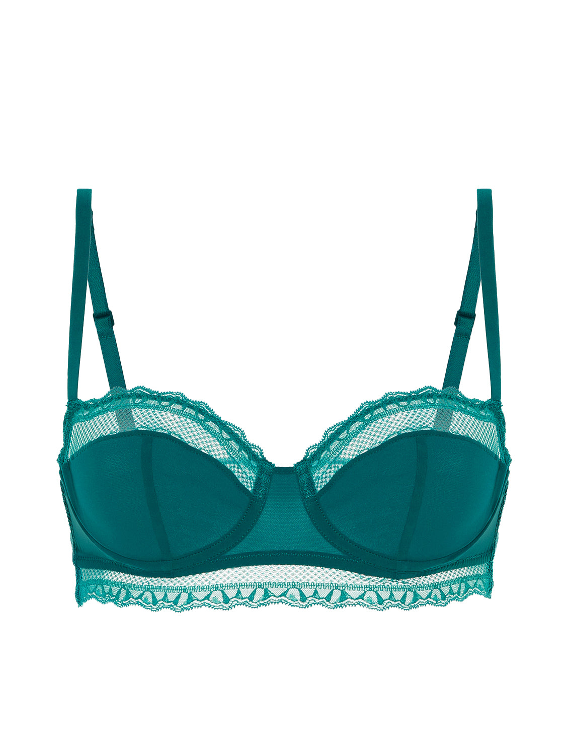 Half cup bra - BLUE