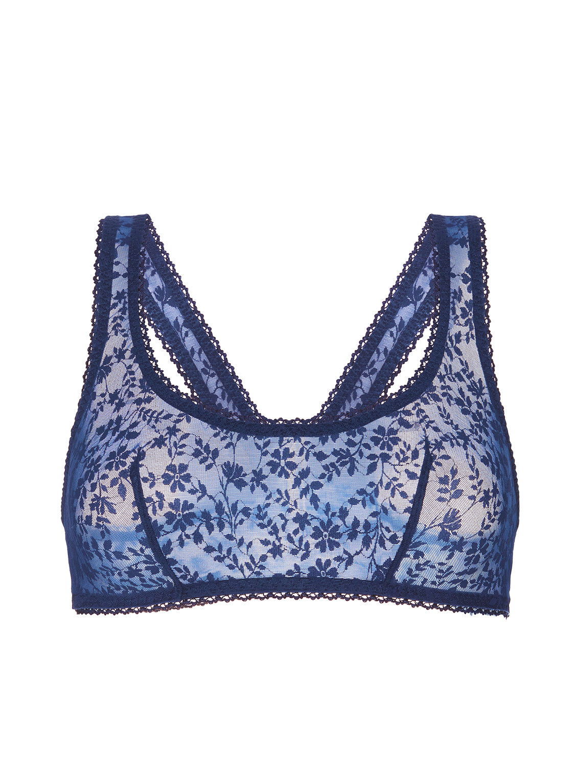 Soft cup triangle bra - Midnight