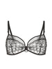 Soft cup triangle bra - Black