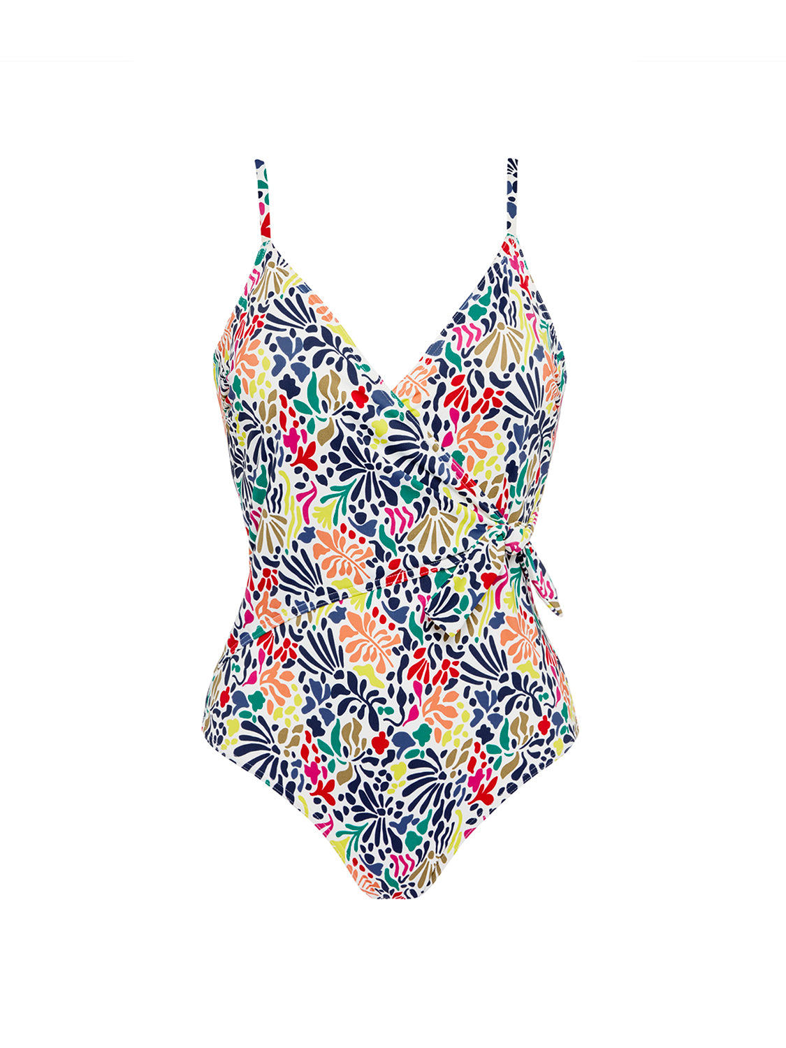 Wireless Molded One-Piece - Tropico white print