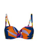 Calysta Underwire Bandeau - Palm Garden