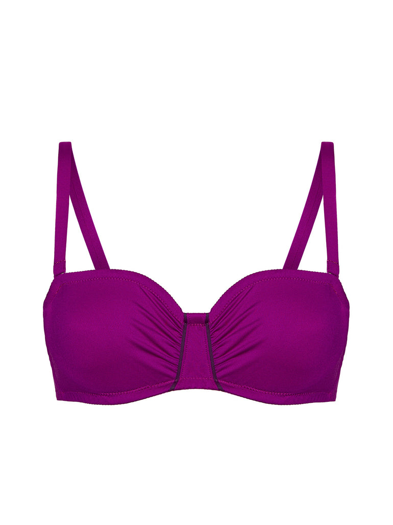 Calysta Underwire Bandeau - Bougainvillea