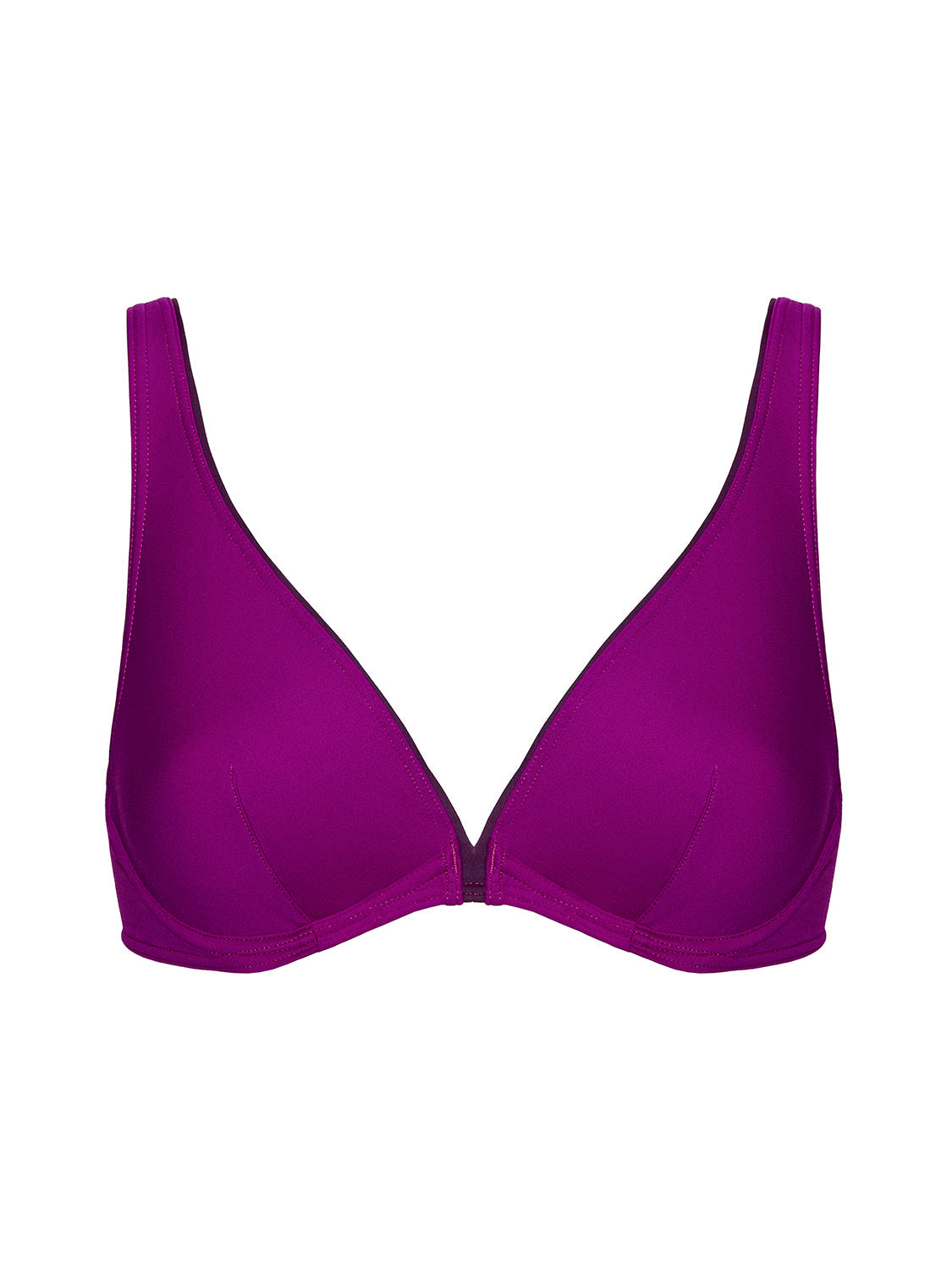 Calysta Underwire Plunge - Bougainvillea