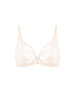 Plunging underwired bra - Sakura pink