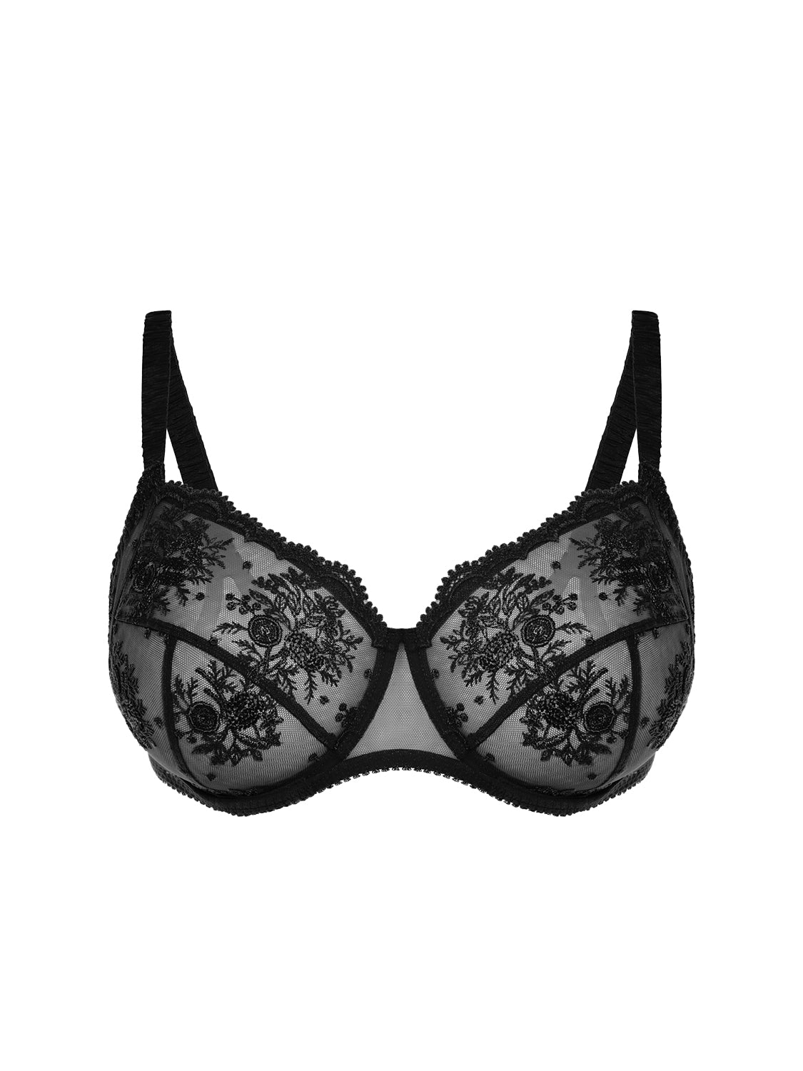 Full cup support bra - Black