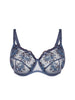 Full cup support bra - Cinder Blue