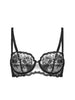 Half cup bra - Black