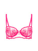 Half cup bra - Disco pink