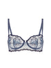 Half cup bra - Cinder Blue