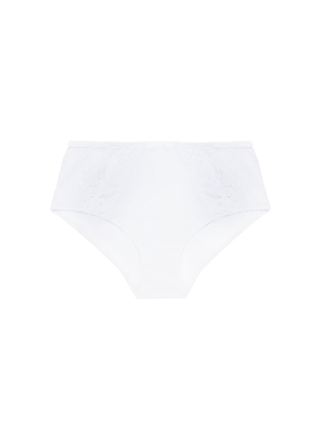 High-waist brief - White