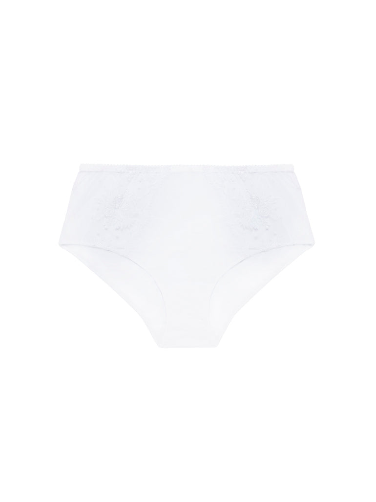High-waist brief - White