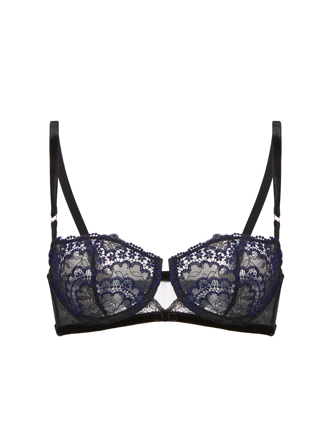 Half cup bra - Black