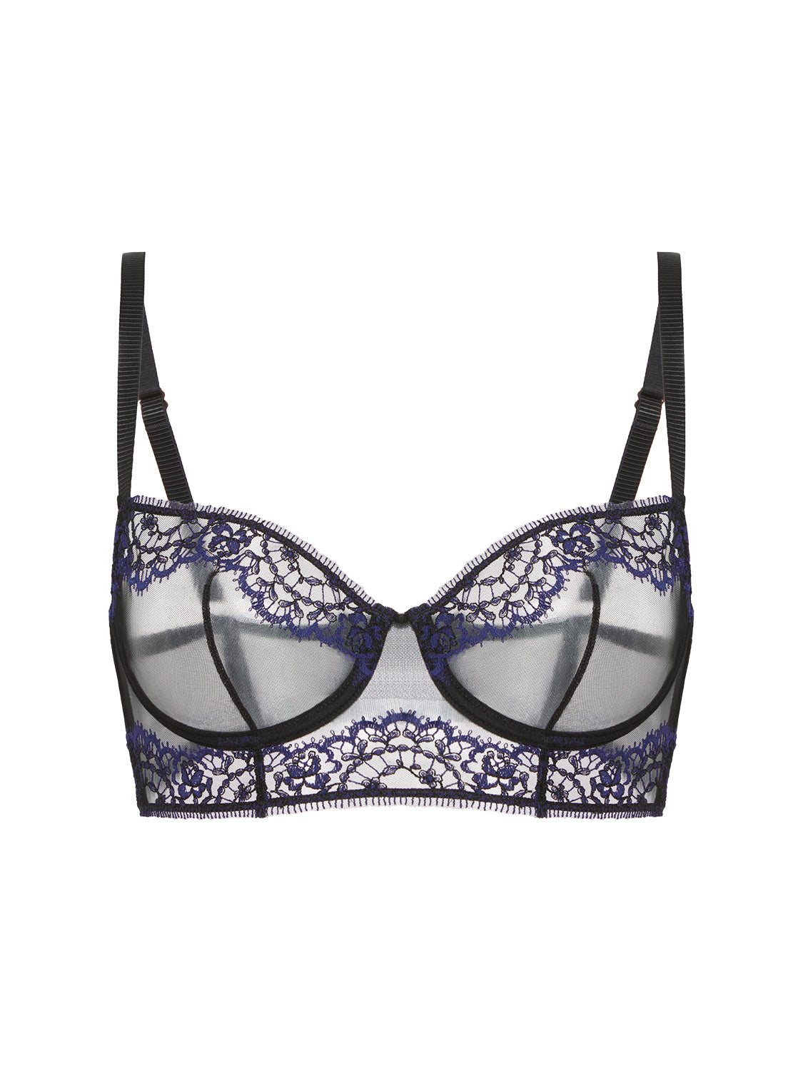 Half cup bra - Black