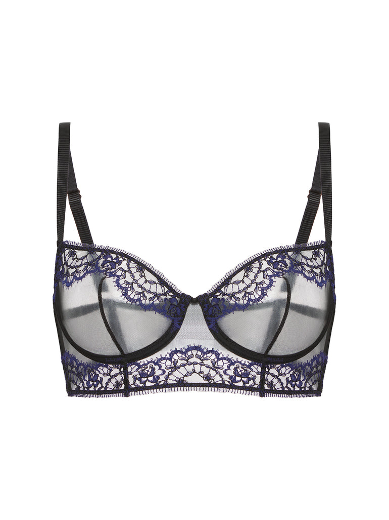 Half cup bra - Black