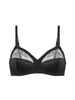 Soft cup triangle bra - Black
