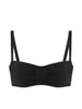 Underwired bandeau bikini top - Black