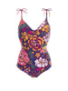 Wireless Molded One-Piece - Bloom Print