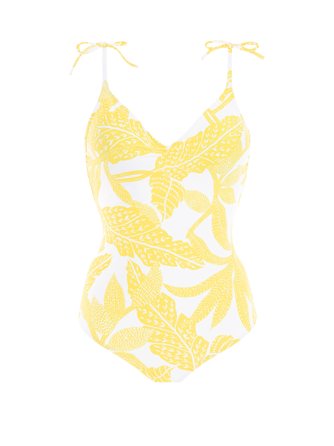 Wireless Molded One-Piece - Plumeria Print