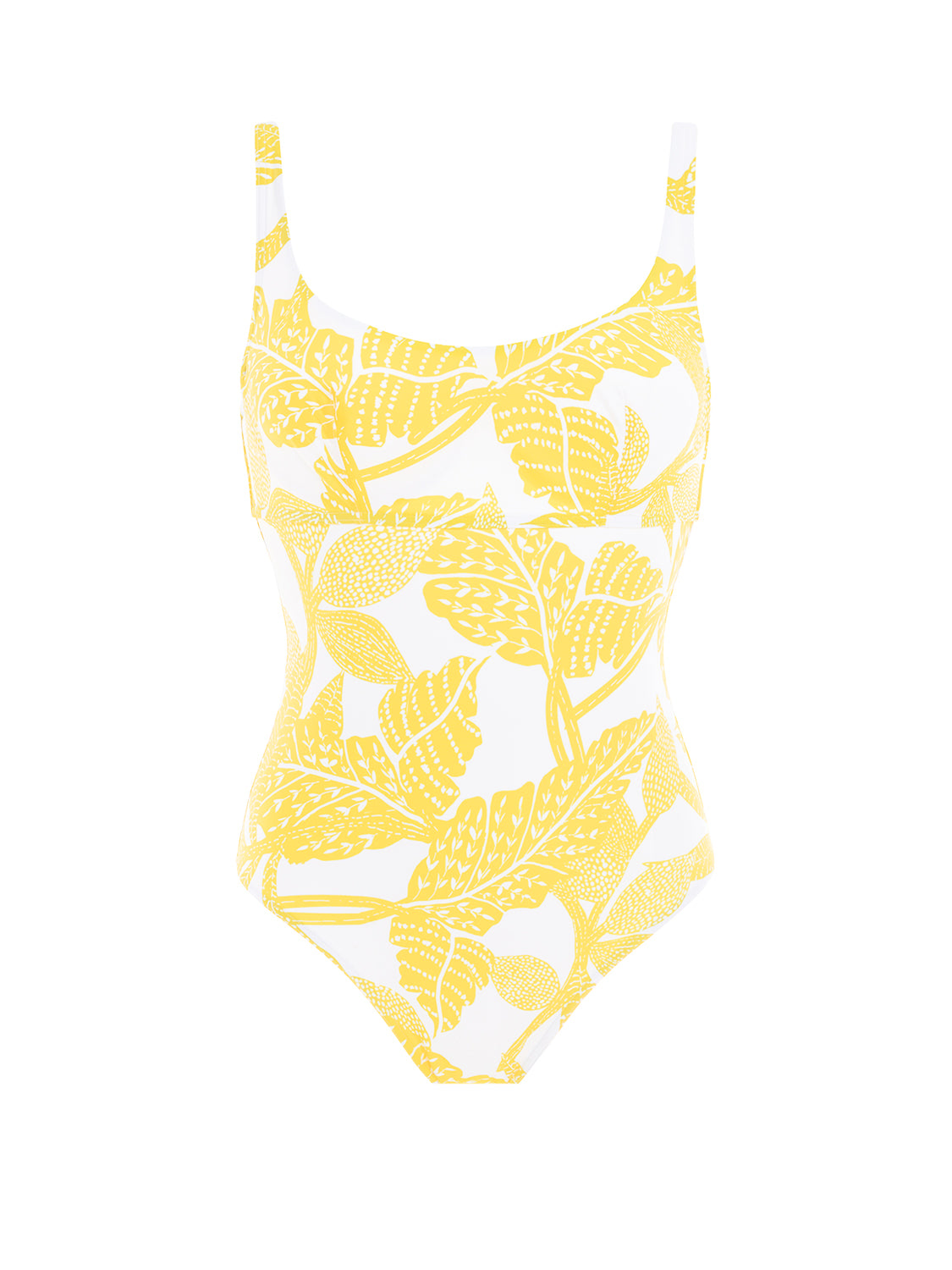Underwired one-piece swimsuit - Plumeria Print