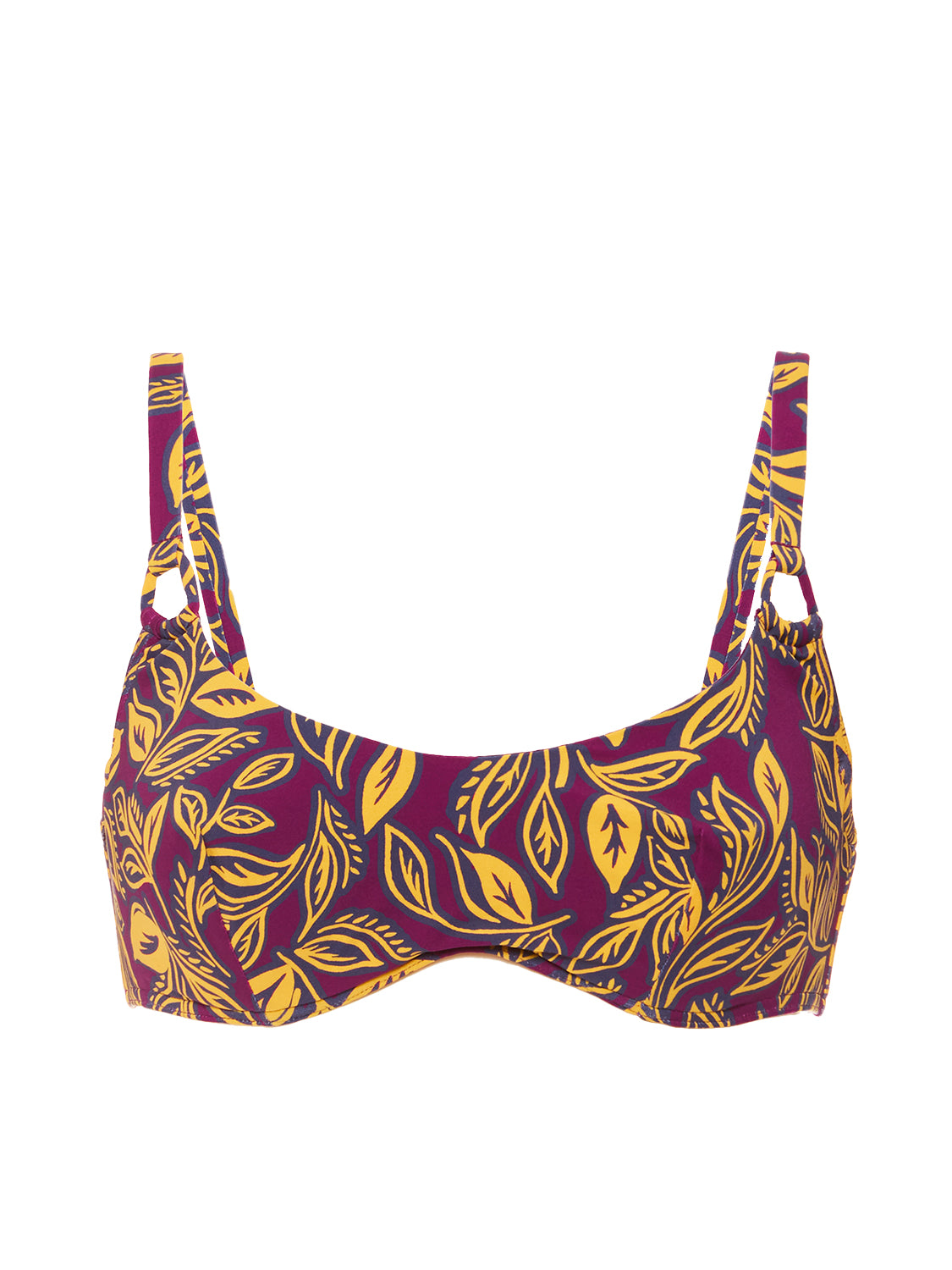 Underwired brassière - Agadir Purple Print
