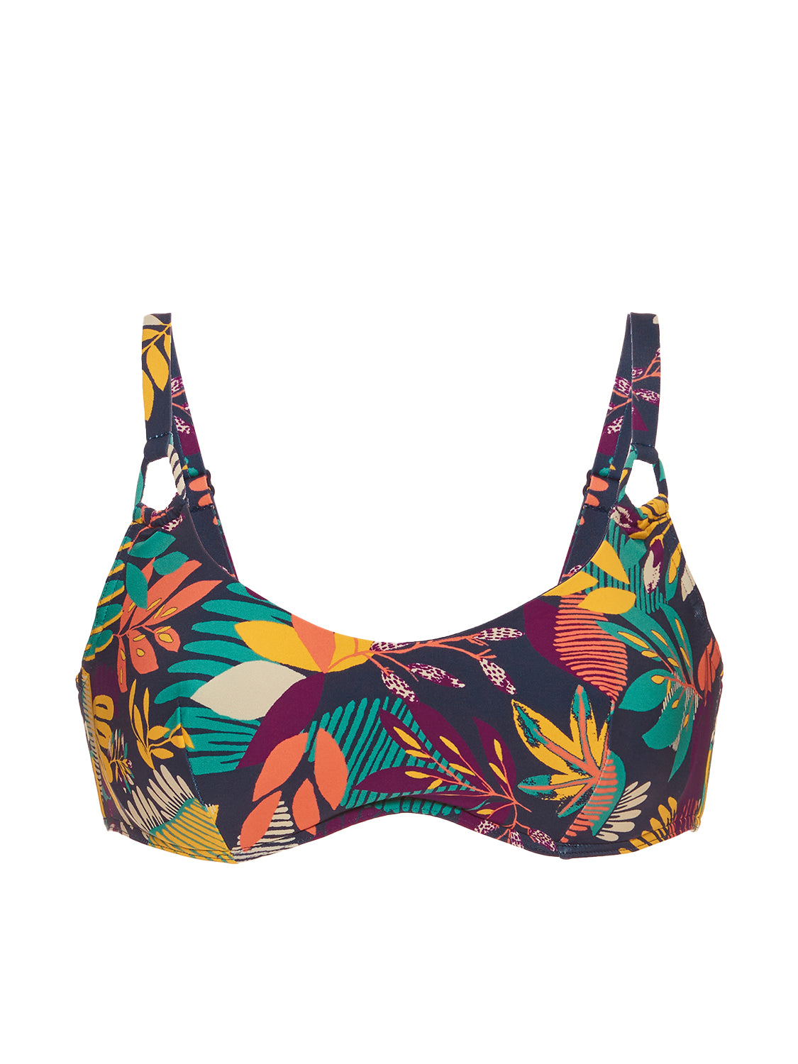 Underwired brassière - Seaside Blue Print