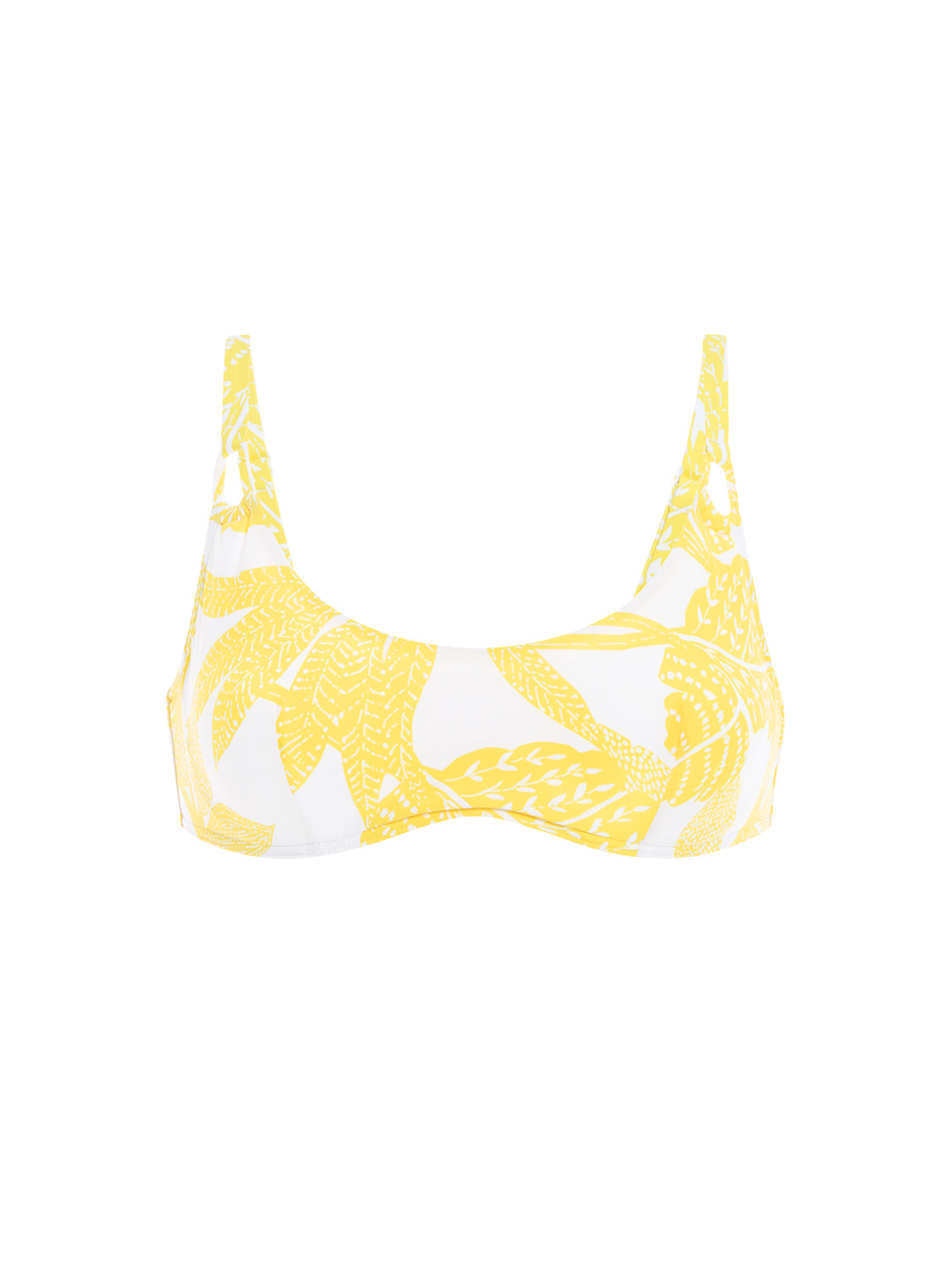 Underwired bralette - Plumeria Print