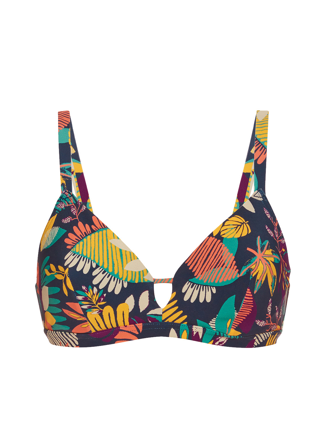 Underwired bikini triangle - Seaside Blue Print