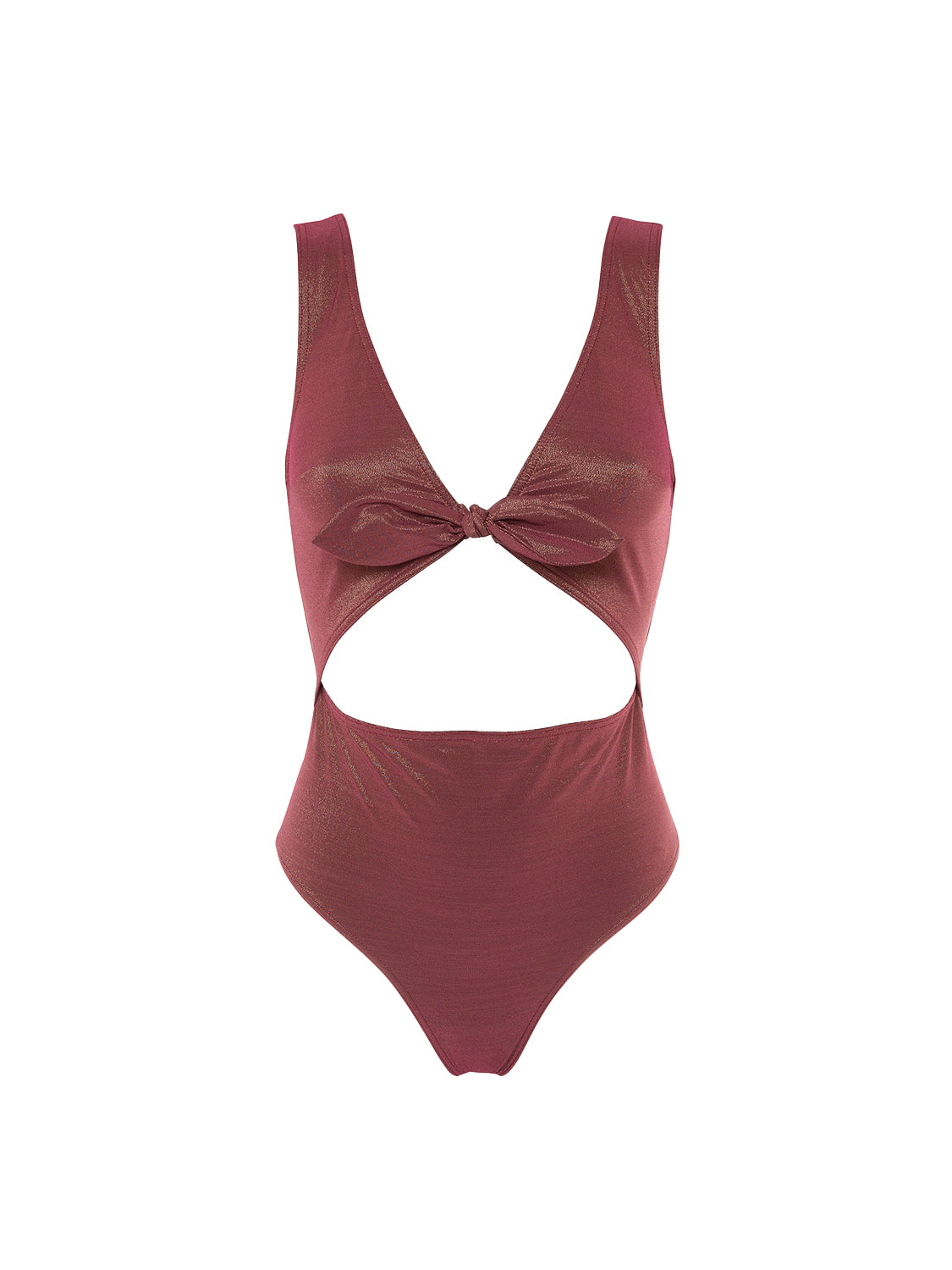 Wireless One-Piece - Lurex Dark Purple