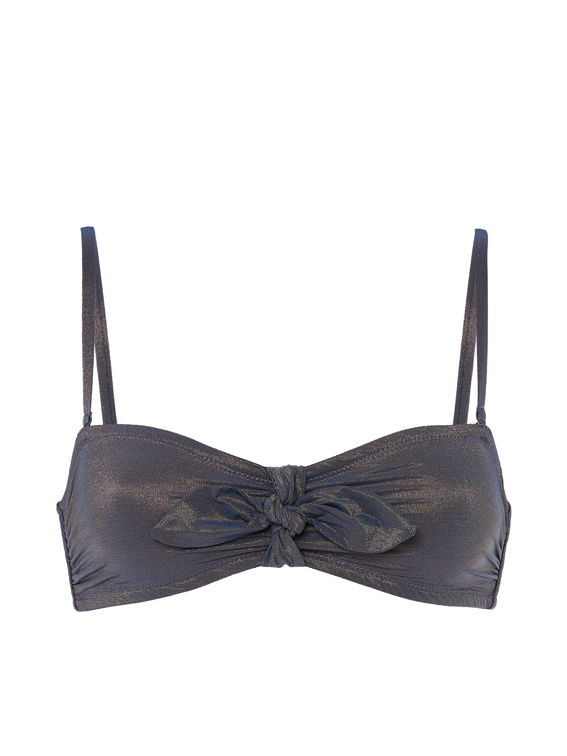 Wireless strapless bra - Lurex Midnight