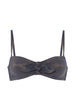 Wireless strapless bra - Lurex Midnight