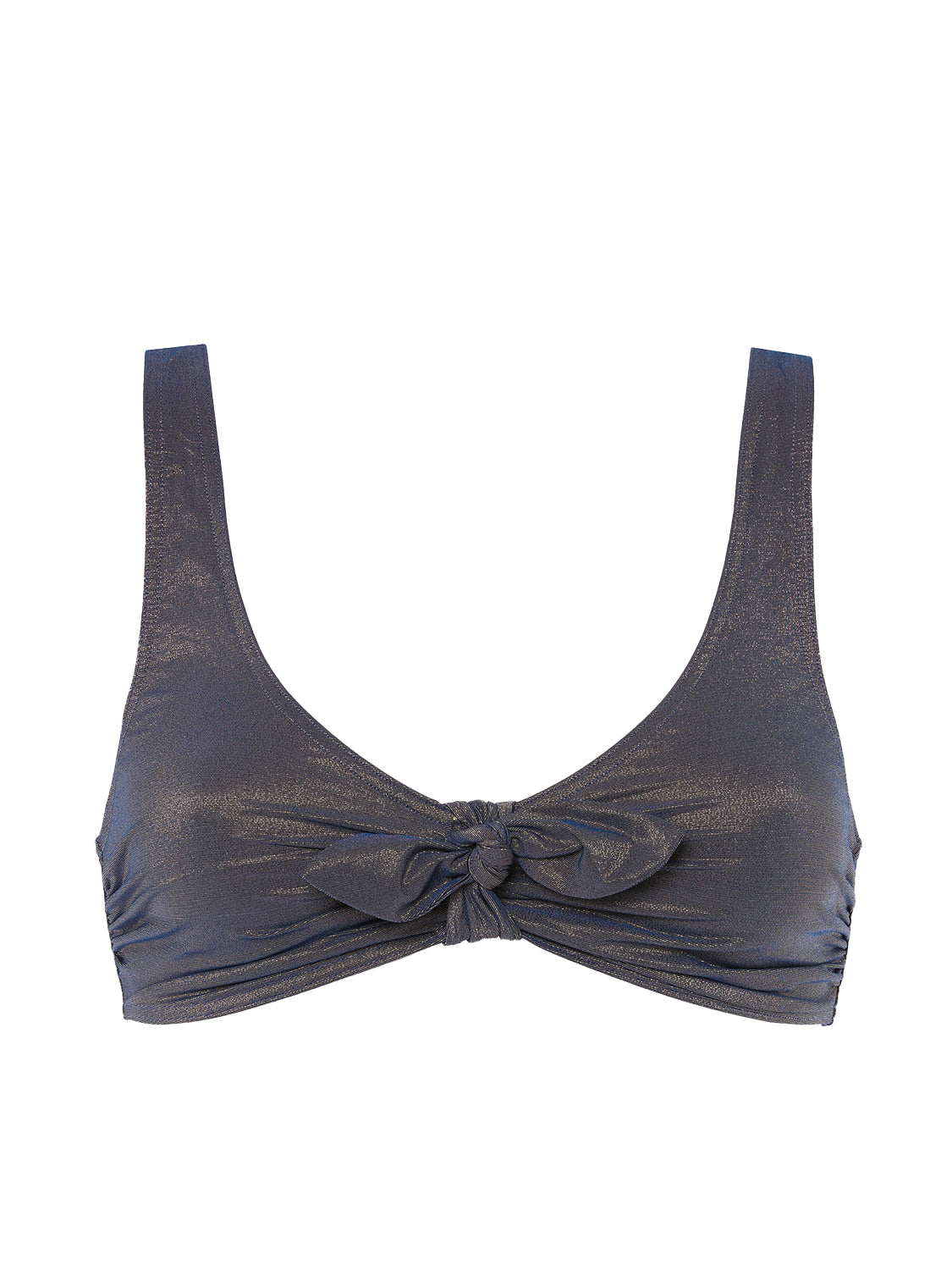 Wireless bikini triangle - Lurex Midnight