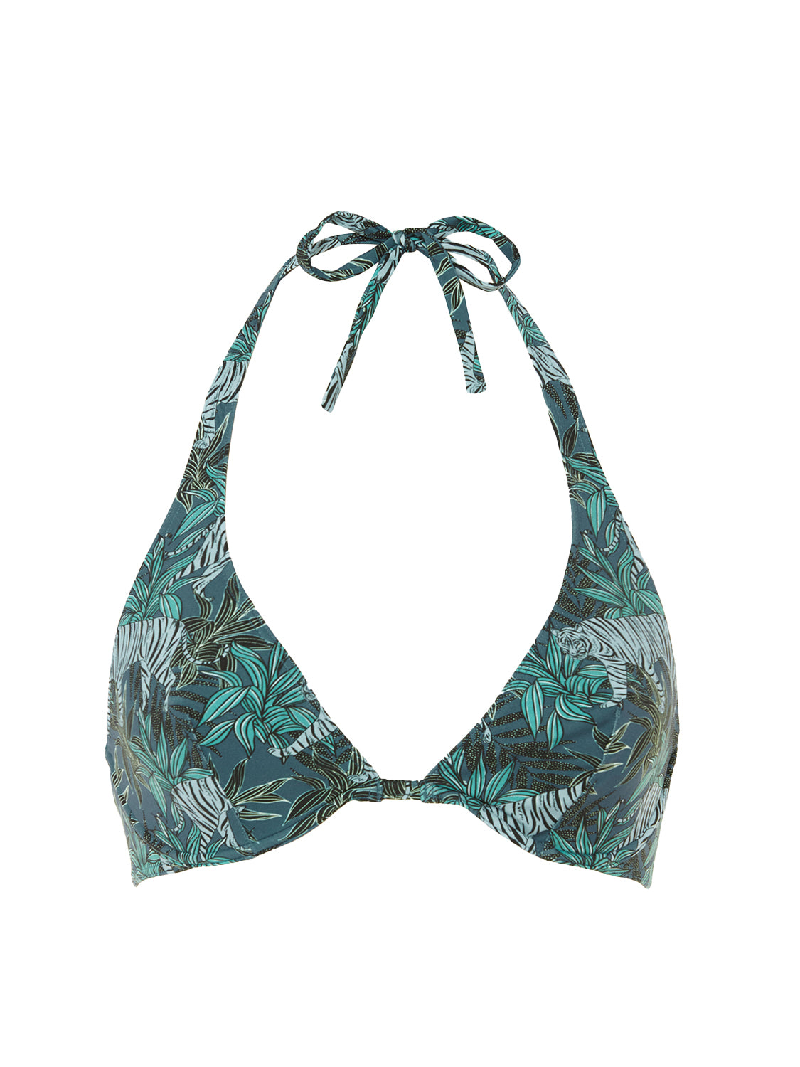 Underwired triangle bra - Jungle Night Print